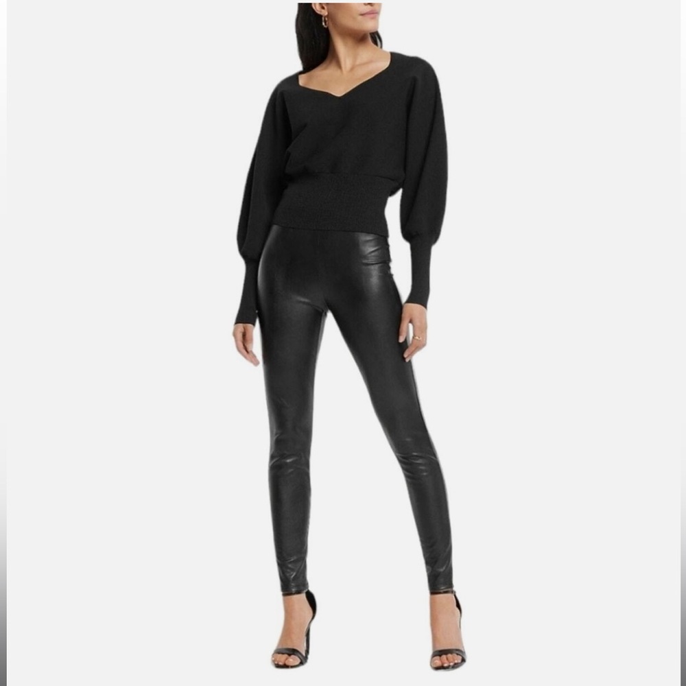 NWT Express Faux Leather Leggings